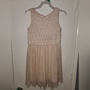 Three Pink Hearts Pink dress. Size 10 Easter